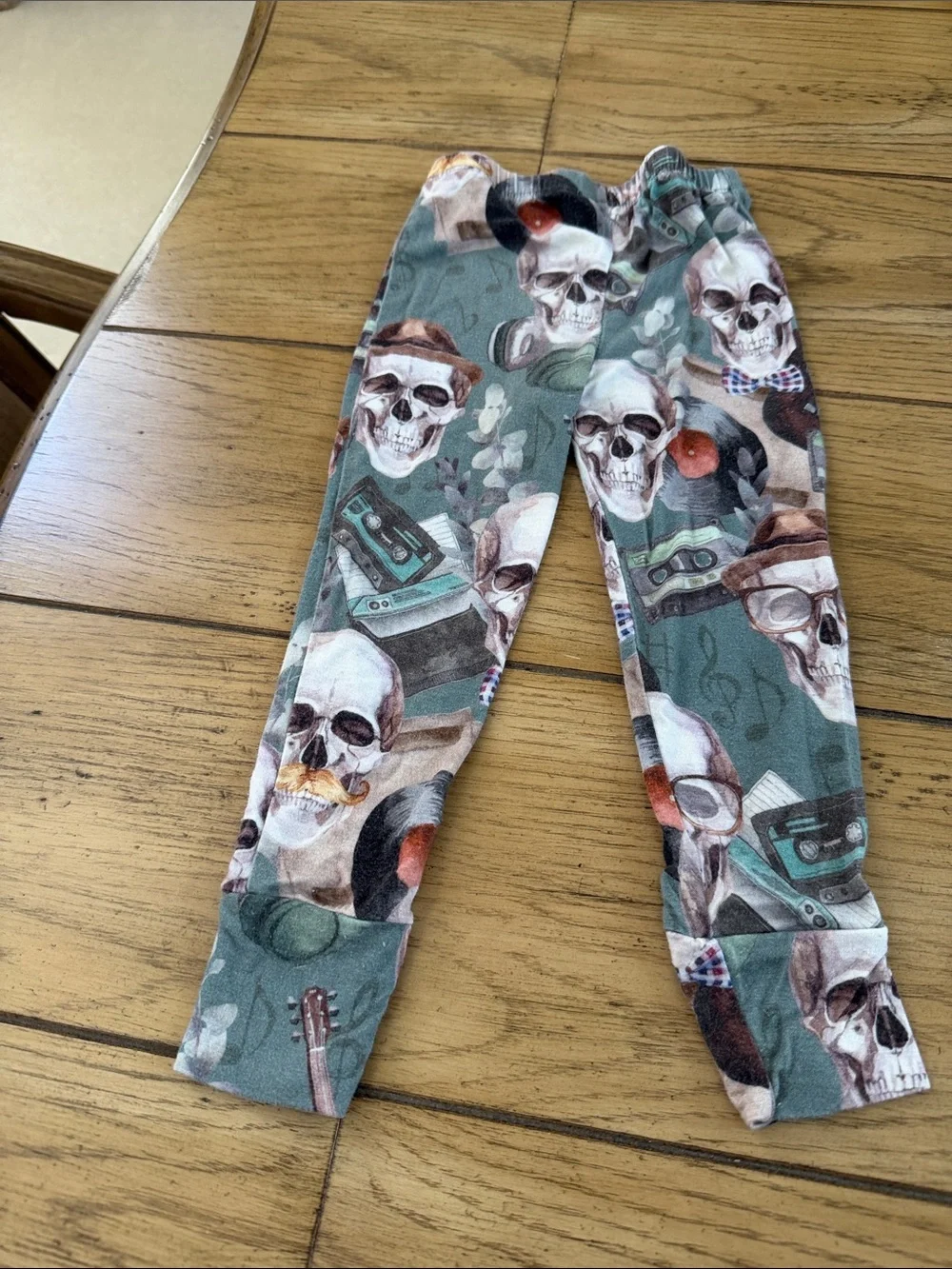 Halloween skulls pirate Pajamas by Posh Peanut